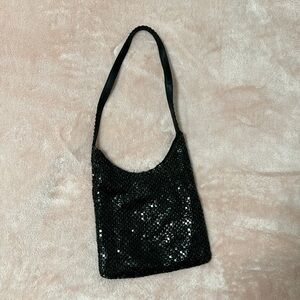 Black Studded Mini Purse